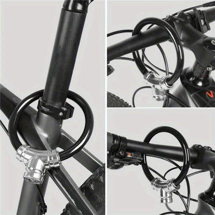 Anti-Theft Secure Steel Bicycle Safety Lock