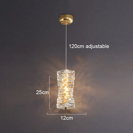 Icefall Crystal American Wall Lamp