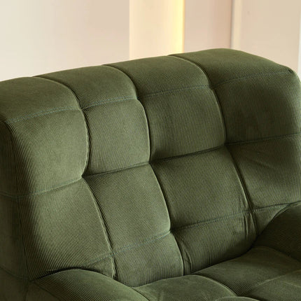 Modern Minimalist  Cube-Style Convertible Modular European Lounge Chair