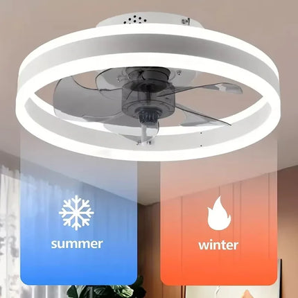 Aura Silent LED Ceiling Fan Lamp