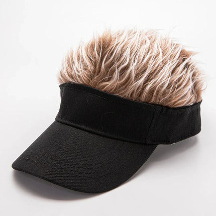 Hip-Hop Fake Hair Baseball Hat