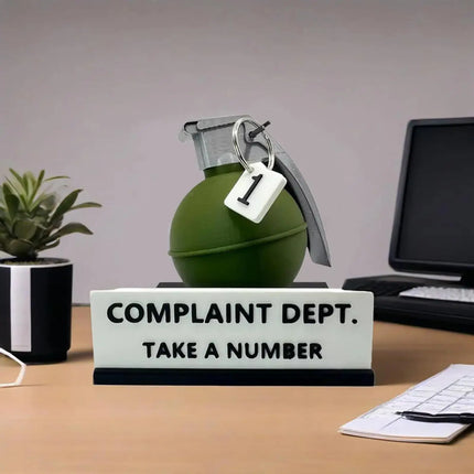 Passive-Aggressive Office Energy Desk Sign