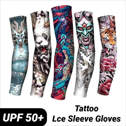 Sun Protection Long Arm Tattoo Sleeves