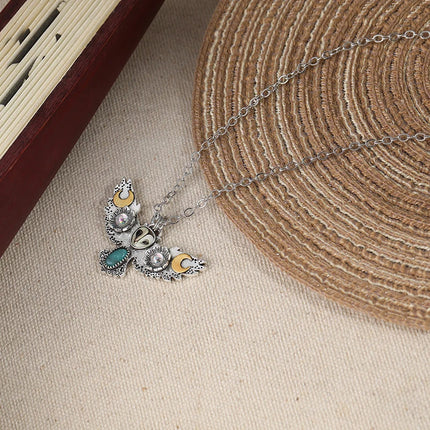 Quiet Watcher Owl Charm Necklace