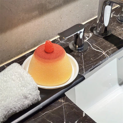 Strawberry Caramel Pudding Cleaning Sponge