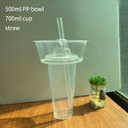 5pcs: 500ml bowl 700ml cup