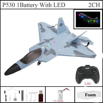 Storm Hawk Ultra Bright LED Foam Jet Fighter