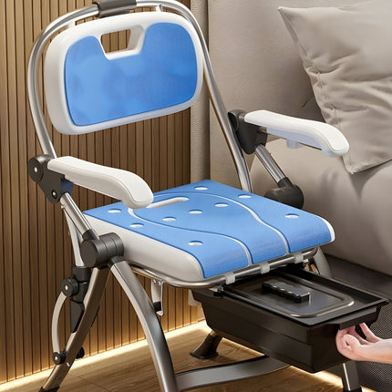 Ergonomic Non-Slip Elderly Bathroom Chair