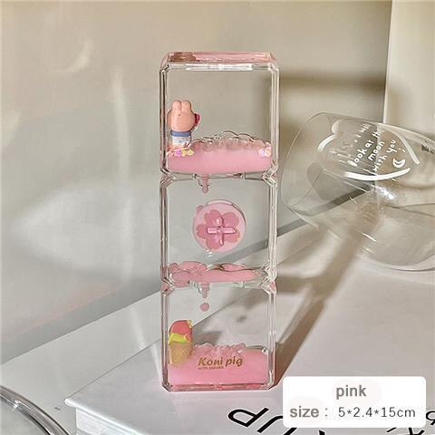 Mini Cartoons Creative Liquid Hourglass
