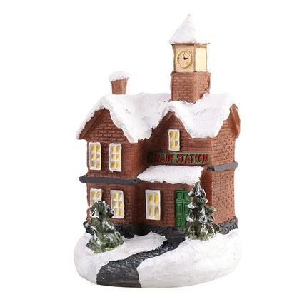 Winter Dreams LED Christmas House Figurines