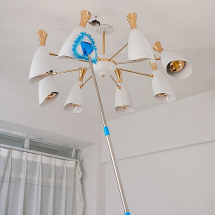 Rotatable Telescopic Stainless Steel Cleaning Mop
