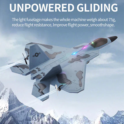 Storm Hawk Ultra Bright LED Foam Jet Fighter
