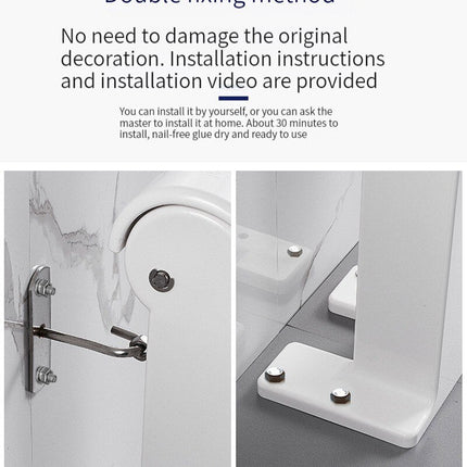 Comfortable Sit Foldable Easy Squat Toilet Seat Holder