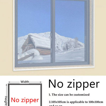 Winter Wrap Double Layer Windproof Self-Adhesive Zipper Film