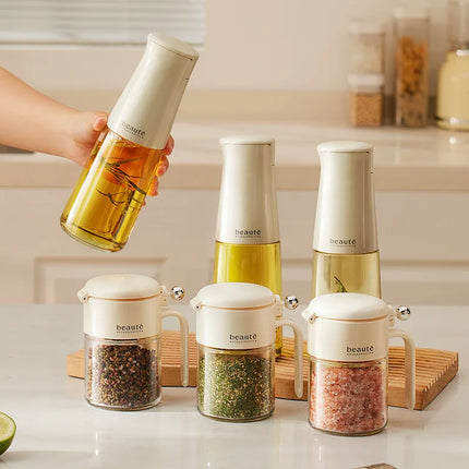 Moisture Block Glass Seasoning Jar