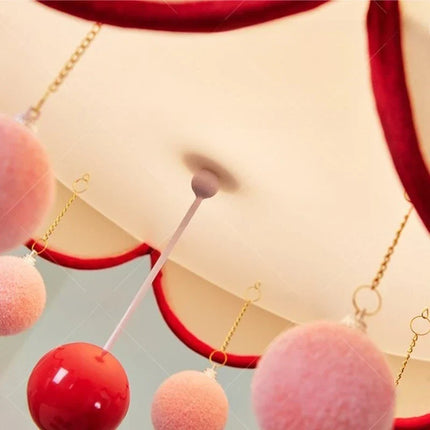 Tent Canopy Pom-Pom Pendant Ceiling Lamp