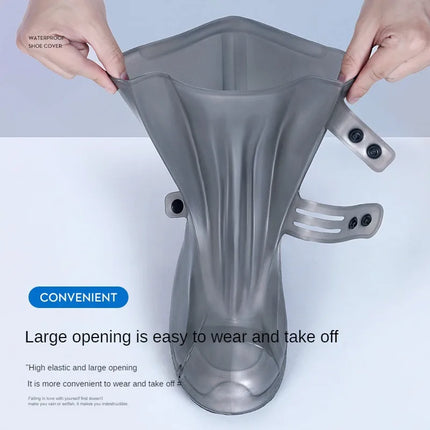 Dry Shield Reusable Non-Slip Silicone Waterproof Shoe Covers