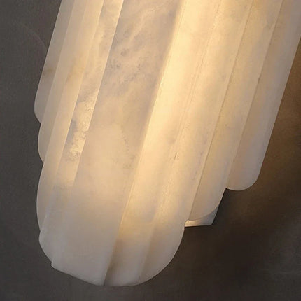 Art Deco Marble LED Wall Sconce Lamp