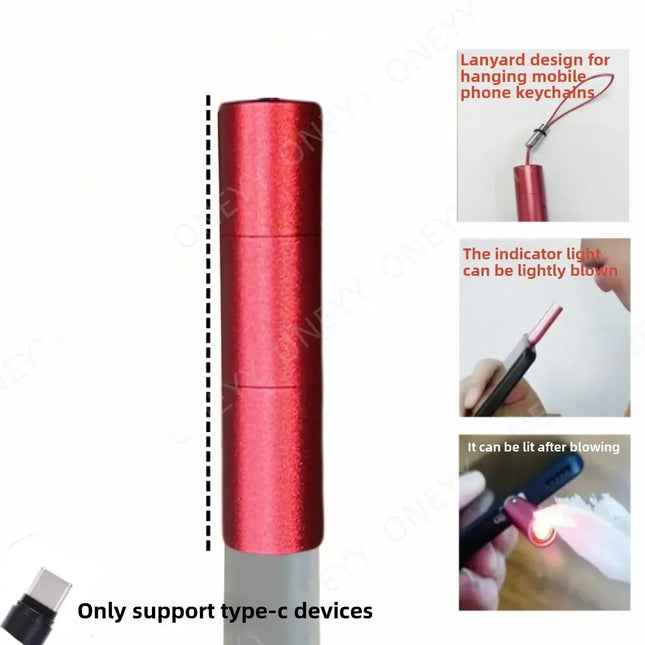 Heat Coil Breath Trigger Windproof Phone Lighter
