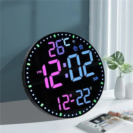 Neon Pulse Smart RGB Multifunctional Wall Clock