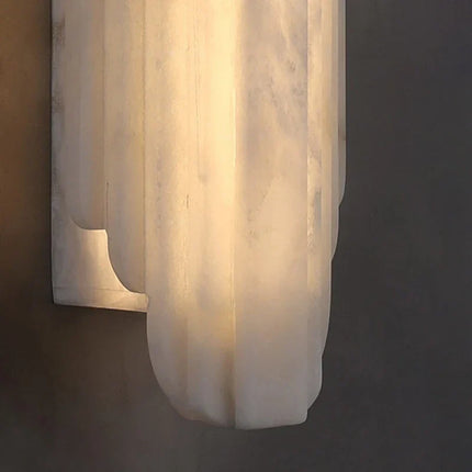 Art Deco Marble LED Wall Sconce Lamp