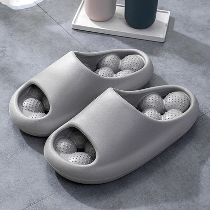 Bubble Arch Thick Sole Massaging Summer Slippers