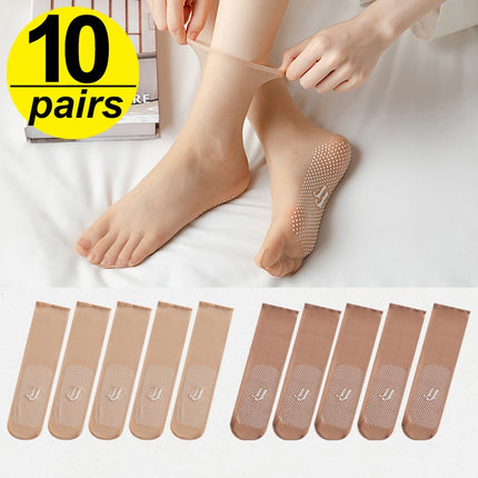 Summer Type Breathable Ultra-thin Silk Women Socks