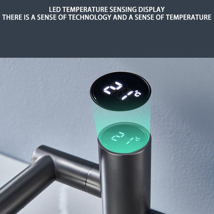 Hydroelectric Rotating Modern Smart Waterfall Faucet