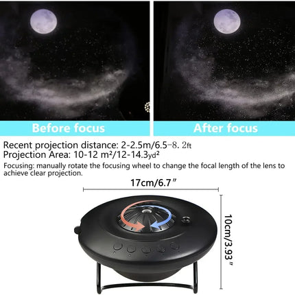 Star Explorer UFO LED Galaxy Projector
