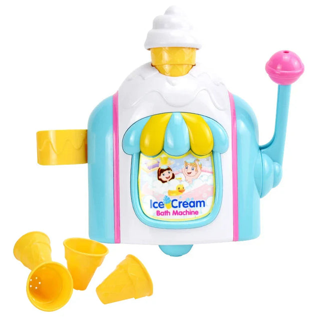 Ice Cream Bubble Foam Maker Bath Toy