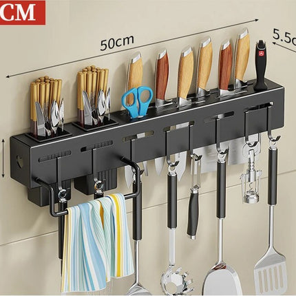 Modern Wall-Mounted Kitchen Organizer Tool Station