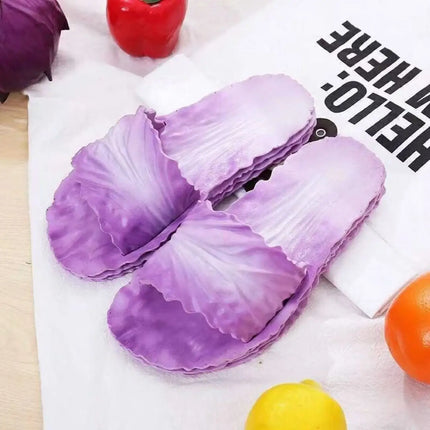 Cabbage Design Anti-Slip Slippers