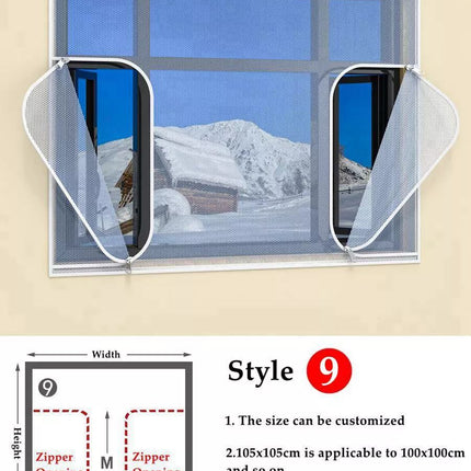 Winter Wrap Double Layer Windproof Self-Adhesive Zipper Film