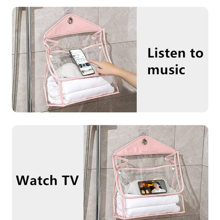 Waterproof Transparent Hanging Bathroom Organizer Bag