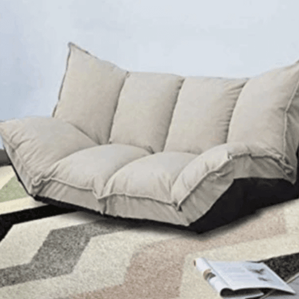 Sleeper Modern Legless Sofa with 2 Pillows
