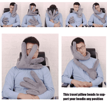 Flexible Hand Shape Travel Neck Pillow
