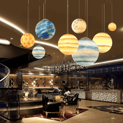 Modern Creative Universe Planet Pendant Light