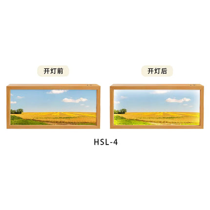 Nordic Healing Backlit Landscape Art Frame Light Box