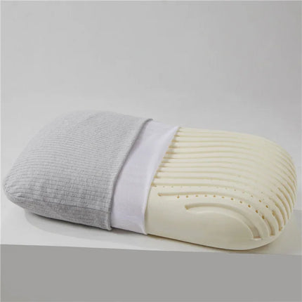 Therapeutic Cotton Cover Natural Latex Pillow