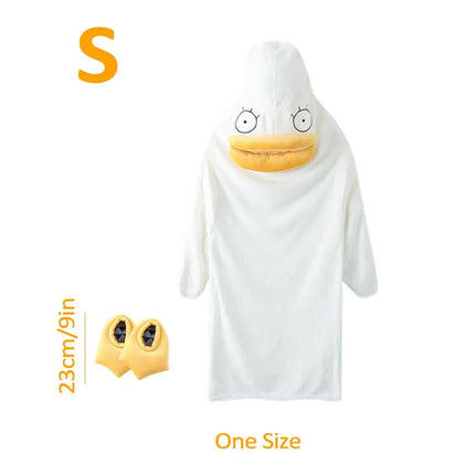 Confused Duck Warm Adult Pajamas Costume