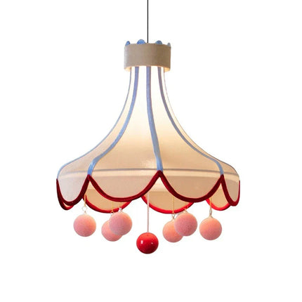 Tent Canopy Pom-Pom Pendant Ceiling Lamp