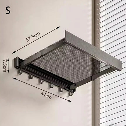 Ultra Suction Expandable Towel Storage Organizer Rack