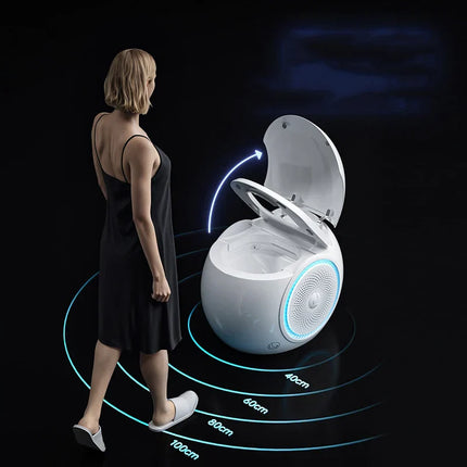 Space Capsule Smart Spherical Self-Cleaning Toilet
