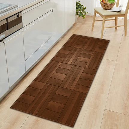 Vintage Wood Look Non-slip Cute Rugs