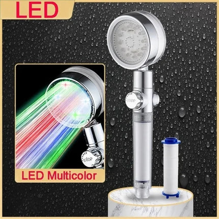 Hydro Colorful High-Pressure Rainfall Shower Head