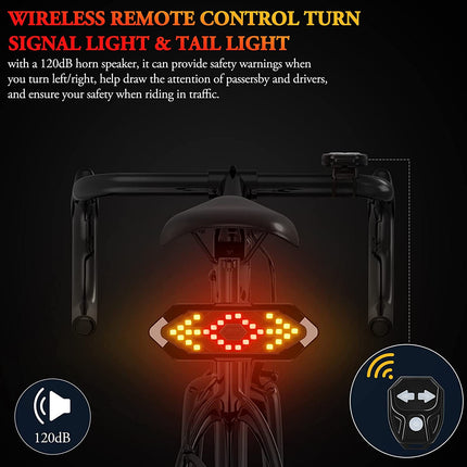 LED Wireless Bike Turn Signal