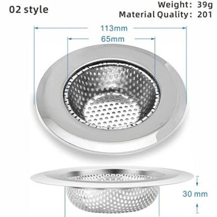 Stainless Steel Sink Drain Catch All Strainer