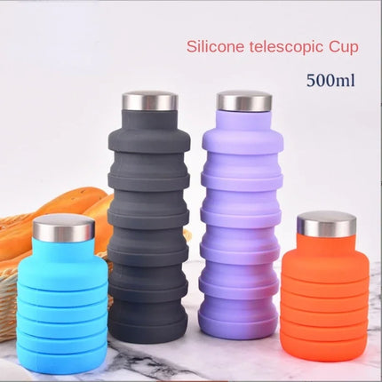 Collapsible Travel Friendly Water Bottle