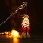 Rabbit hairpin (red)
