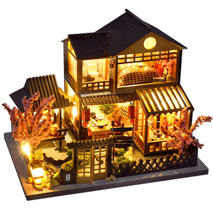Miniature DIY Japanese Building Toys Kit